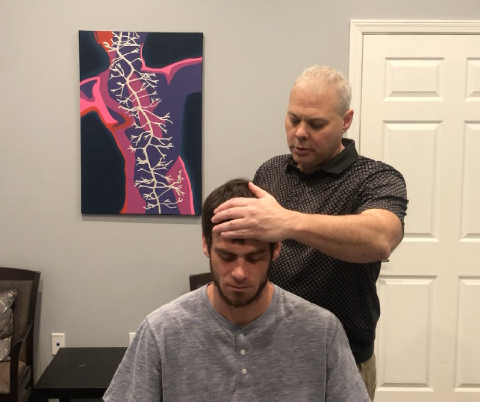 Pain Relief Chiropractic adjustment by Dr. Falcone